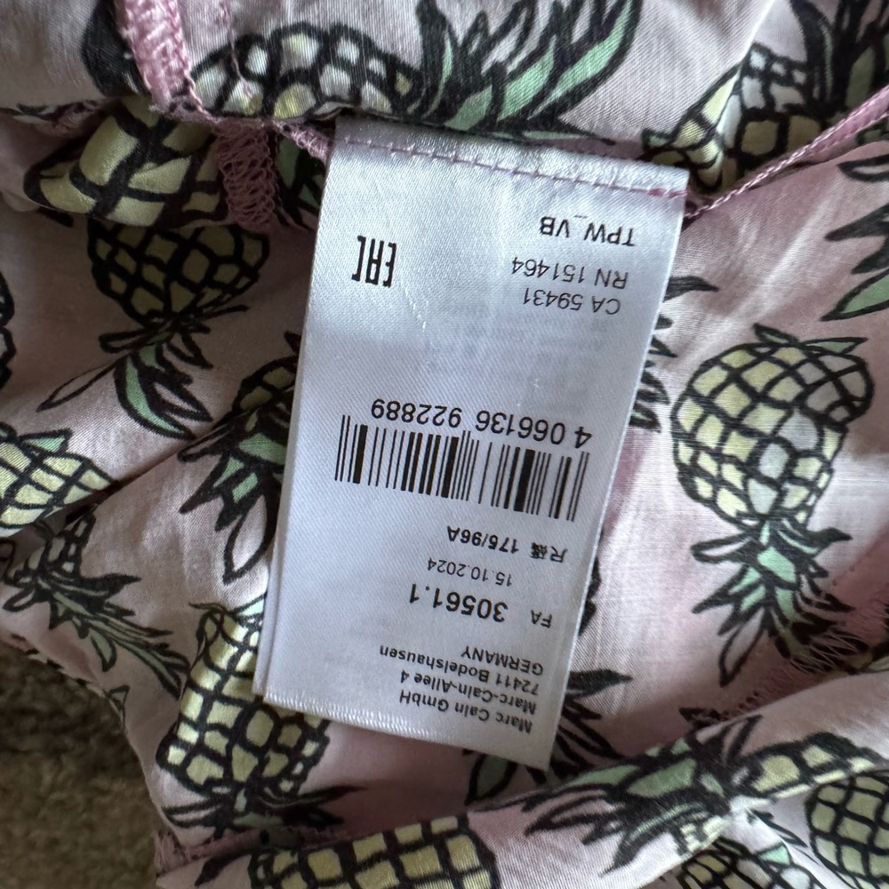 Marc Cain Pink Pineapple Print Dress - Picture 5 of 11